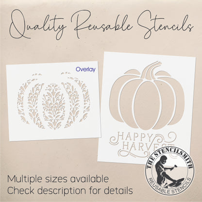 9663 Happy Harvest Pumpkin Stencil