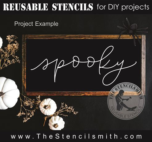 9674 spooky stencil - The Stencilsmith