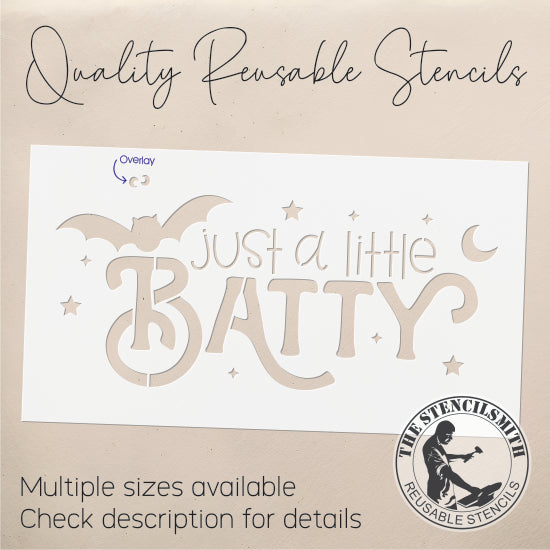 9681 Just A Little Batty Stencil