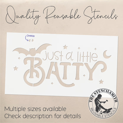 9681 Just A Little Batty Stencil