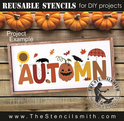 9683 AUTUMN stencil - The Stencilsmith