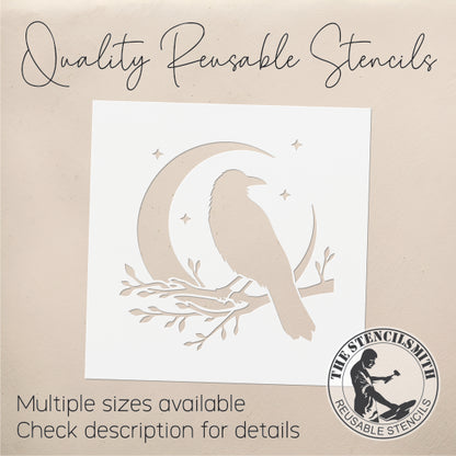 9685 Crow Moon Stencil