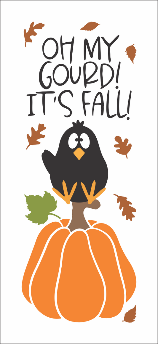 9686 Oh My Gourd It's Fall Stencil