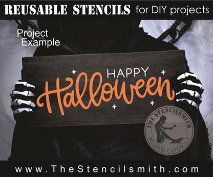9687 Happy Halloween stencil - The Stencilsmith