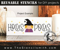 9694 hocus pocus witch stencil