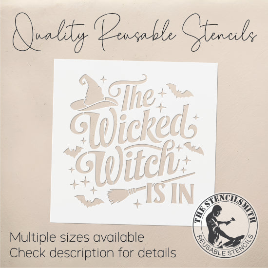 9700 The Wicked Witch Is In Stencil