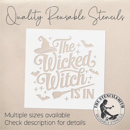 9700 The Wicked Witch Is In Stencil