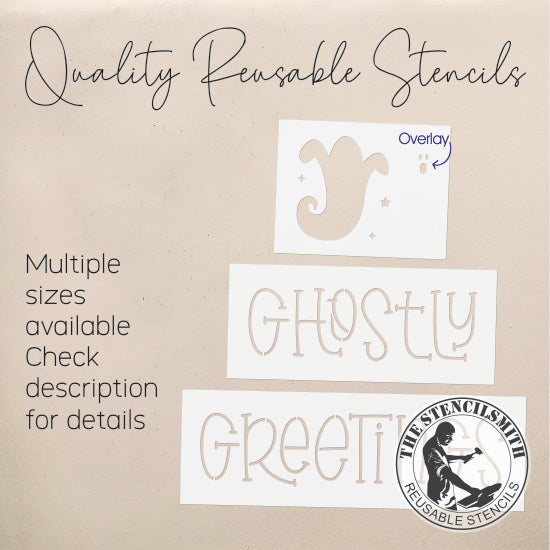 9704 Ghostly Greetings Block Set Stencils