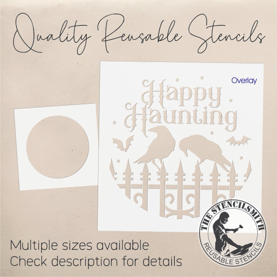 9711 Happy Haunting Stencil