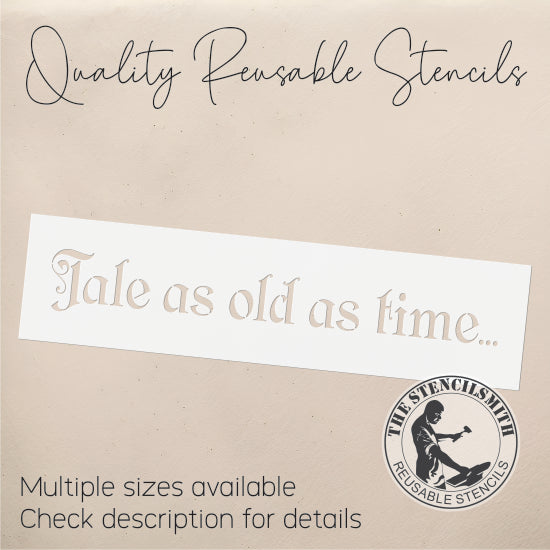 9714 Tale As Old As Time... Stencil