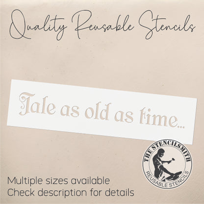 9714 Tale As Old As Time... Stencil