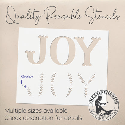 9720 Joy Stencil