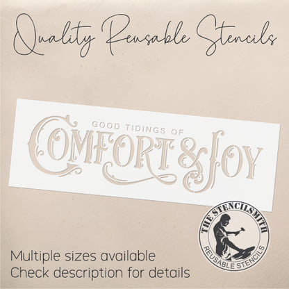 9721 Good Tidings Of Comfort & Joy Stencil