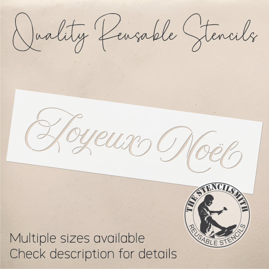 9724 Joyeux Noel Stencil