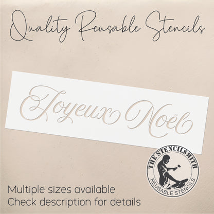 9724 Joyeux Noel Stencil