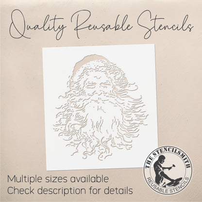 9736 Vintage Santa Stencil - The Stencilsmith
