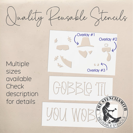 9739 Gobble 'Til You Wobble Block Set Stencils