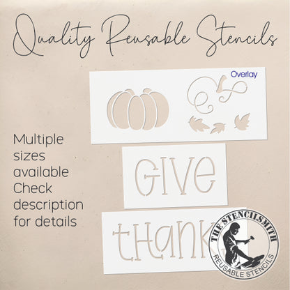 9740 Give Thanks Block Set Stencils