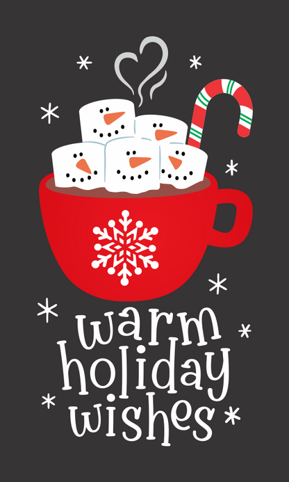 9751 Warm Holiday Wishes Stencil