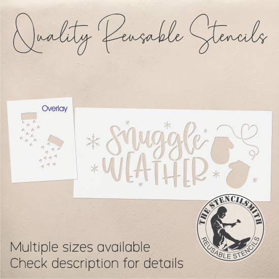 9754 Snuggle Weather Mittens Stencil