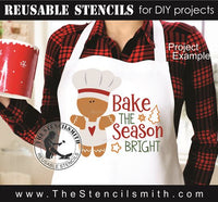 9757 Bake the Season gingerbread stencil