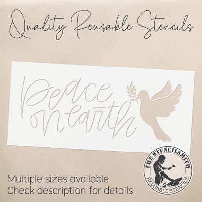 9758 Peace On Earth Stencil