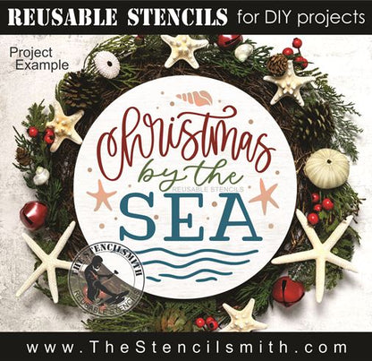 9771 Christmas by the Sea stencil - The Stencilsmith