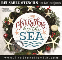 9771 Christmas by the Sea stencil