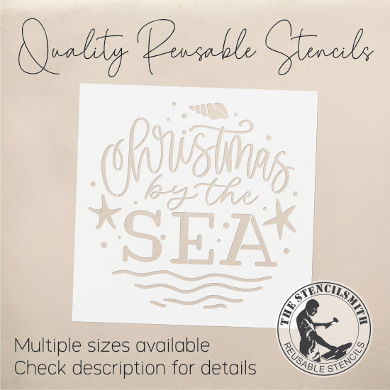 9771 Christmas By The Sea Stencil
