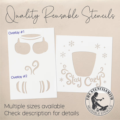 9776 Stay Cozy Mittens Stencil
