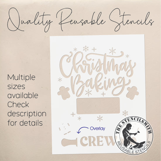 9779 Christmas Baking Crew Stencil