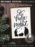 9792 Oh Holy Night Stencil