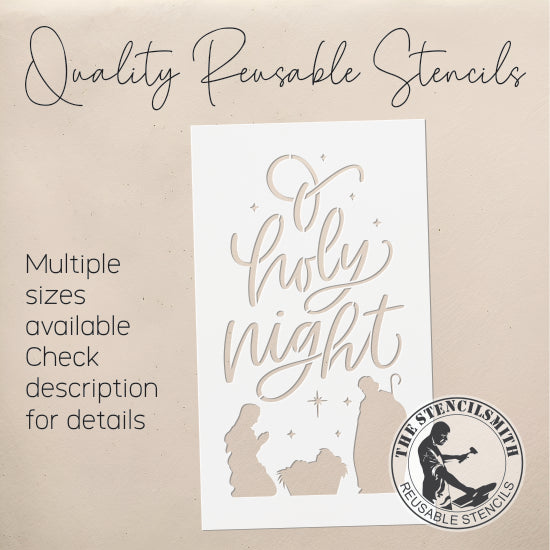 9792 Oh Holy Night Stencil