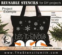 9805 Let it Snow stencil