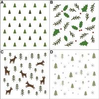 9808 Winter Pattern Stencils