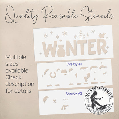 9810 Winter Stencil - The Stencilsmith