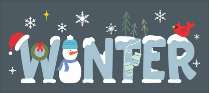 9810 Winter Stencil