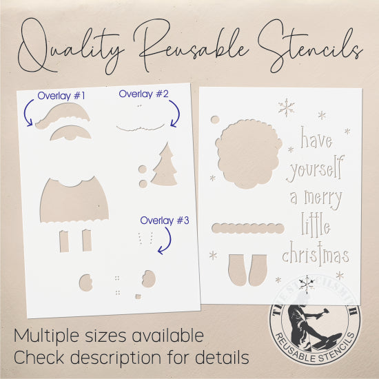 9813 Have Yourself A Merry Stencil - The Stencilsmith