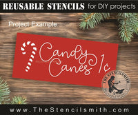 9818 Candy Canes 1c Stencil