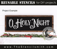 9823 O Holy Night stencil