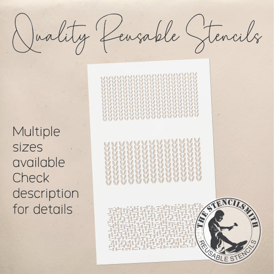 9824 Stitch And Knit Patterns Stencil - The Stencilsmith