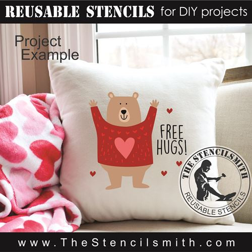 9843 Valentine Mini Stencils - The Stencilsmith