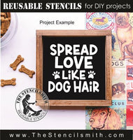 9844 - Dog love mini stencils