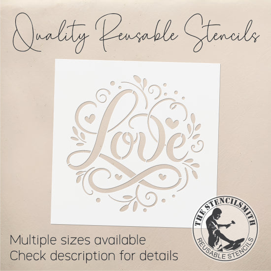 9847 Love Stencil - The Stencilsmith