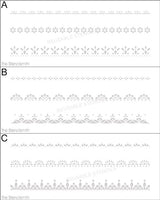 9857 Lace and Eyelet Border Stencils