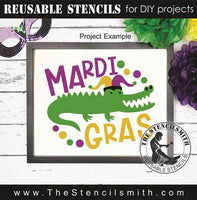 9867 Mardi Gras stencils