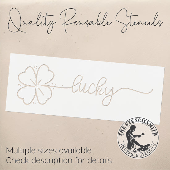 9868 Lucky Clover Stencil - The Stencilsmith