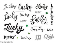 9869 Lucky Collection stencil