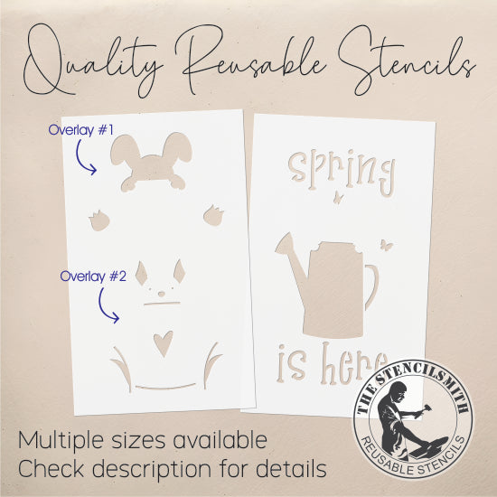9890 Spring Is Here Stencil - The Stencilsmith