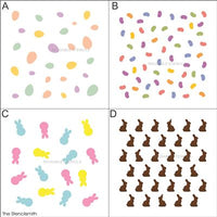 9902 Easter Candy Pattern Stencils